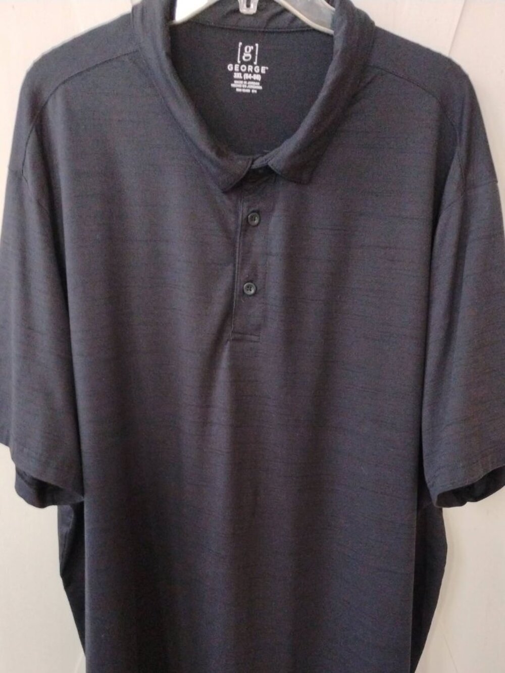 George Black Moisture Wicking Golf Polo size 3XL- EUC